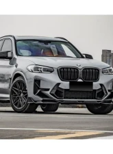 Auto Tecknic Dry Carbon Front Bumper Trim Set for BMW F97 X3M LCI 2019-2025                                     - ATK-BM-0033-DCG - Image 15