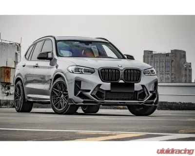 Auto Tecknic Dry Carbon Front Bumper Trim Set for BMW F97 X3M LCI 2019-2025 - ATK-BM-0033-DCG