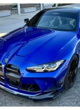 Auto Tecknic Dry Carbon Front Aero Lip for BMW G80 M3 2020-2025, ATK-BM-0037                                     - ATK-BM-0037 - Image 7