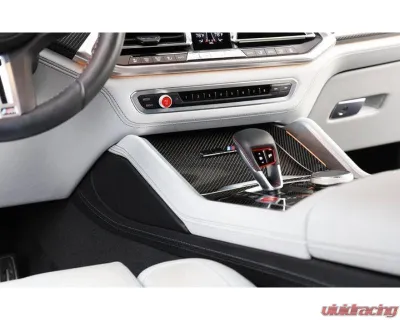Auto Tecknic Bright Red Audio Volume Button Satin for BMW F91 M8 Convertible 2019-2025 - ATK-BM-0041-SR