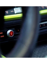 Auto Tecknic Bright Red Audio Volume Button Satin for BMW F91 M8 Convertible 2019-2025                                     - ATK-BM-0041-SR - Image 9