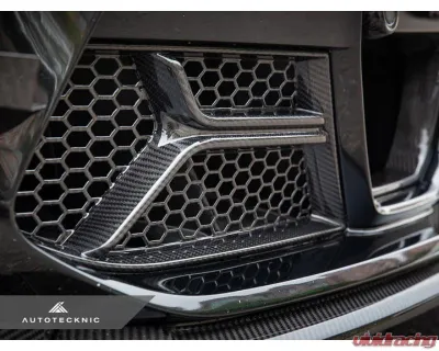 Auto Tecknic Dry Carbon Corsa Front Bumper Lower Vent Set for BMW G80 M3 G82 G83 M4 2014-2025 - ATK-BM-0044-DCG