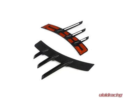 Auto Tecknic Dry Carbon Rear Fender Arch Trim Set for BMW G87 M2 2023-2025 - ATK-BM-0055