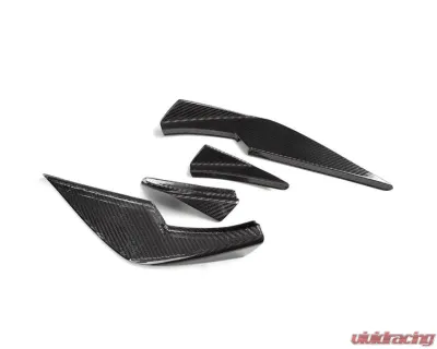AutoTecknic Dry Carbon Corsa Canard Set BMW G80 M3 2020-2025 - ATK-BM-0057