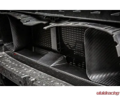 Auto Tecknic Dry Carbon Front Bumper Crash Foam Cover Satin for BMW G81 M3 2021-2025 - ATK-BM-0063-DCM