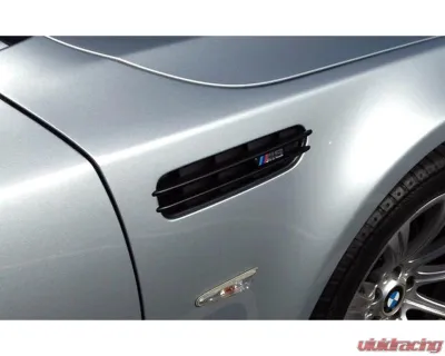 Auto Tecknic Replacement Glazing Black Fender Grills for BMW E60 M5 Sedan E61 M5 Wagon - ATK-BM-0070-GB