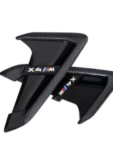 Auto Tecknic Dry Carbon Gloss Black Fender Trim Set for BMW F97 X3M F98 X4M 2019                                     - ATK-BM-0093-DCGB - Image 3