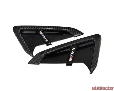 Auto Tecknic Dry Carbon Gloss Black Fender Trim Set for BMW F97 X3M F98 X4M 2019 - ATK-BM-0093-DCGB