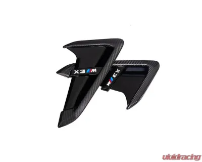 Auto Tecknic Dry Carbon Gloss Black Fender Trim Set for BMW F97 X3M F98 X4M 2019 - ATK-BM-0093-DCGB