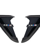 Auto Tecknic Dry Carbon Gloss Black Fender Trim Set for BMW F97 X3M F98 X4M 2019                                     - ATK-BM-0093-DCGB - Image 7