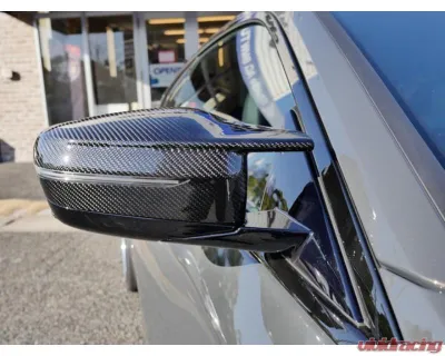 Auto Tecknic G8X Style M-Inspired Mirror Covers Pre-Preg Carbon for BMW G20 G22 2019-2020 - ATK-BM-0109-DCG