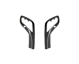 Auto Tecknic Carbon Fiber Gear Selector Side Trims for BMW G22 4-Series 2020-2025