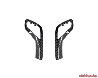 Auto Tecknic Carbon Fiber Gear Selector Side Trims for BMW G22 4-Series 2020-2025 - ATK-BM-0110-G22