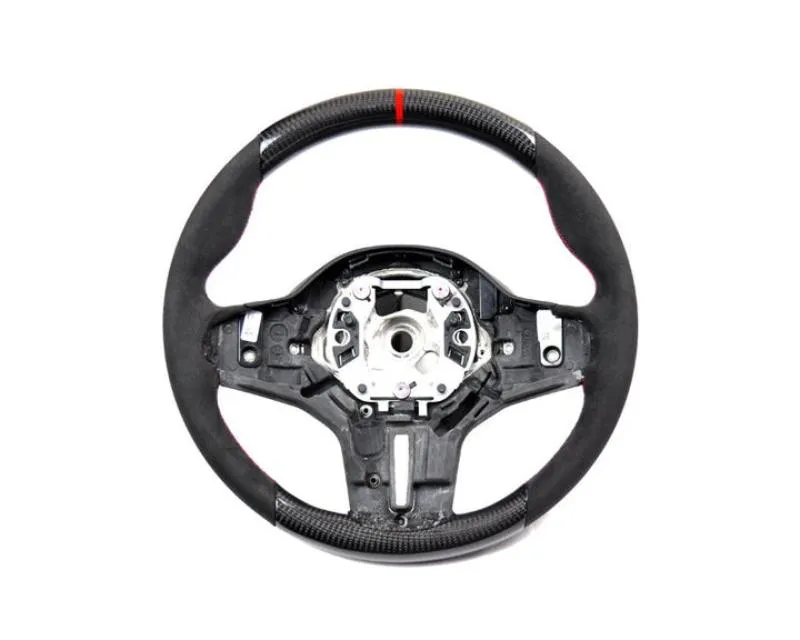 AutoTecknic Replacement Carbon Steering Wheel w/ Active Cruise Control BMW G11 | G12 7-Series 2016-2022 - ATK-BM-0116-G12