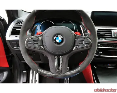 Auto Tecknic Replacement Carbon Steering Wheel for BMW G87 M2 2023-2025 w/ Active Cruise Control - ATK-BM-0116-G8X