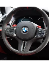 Auto Tecknic Replacement Carbon Steering Wheel for BMW G87 M2 2023-2025 w/ Active Cruise Control                                     - ATK-BM-0116-G8X - Image 13