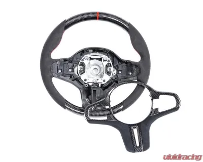 Auto Tecknic Replacement Carbon Steering Wheel for BMW G87 M2 2023-2025 w/ Active Cruise Control - ATK-BM-0116-G8X