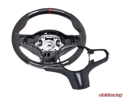 Auto Tecknic Replacement Carbon Steering Wheel for BMW G87 M2 2023-2025 w/ Active Cruise Control - ATK-BM-0116-G8X