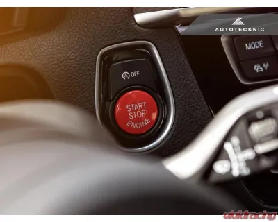 AutoTecknic Red Start Stop Button BMW F85 X5M | F86 X6M 2015-2019 - ATK-BM-0125-RD