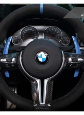Auto Tecknic Competition Shift Paddles Custom Color for BMW F85 X5M F86 X6M 2015-2018                                     - ATK-BM-0164-CC - Image 10