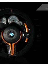 Auto Tecknic Competition Shift Paddles Custom Color for BMW F85 X5M F86 X6M 2015-2018                                     - ATK-BM-0164-CC - Image 5