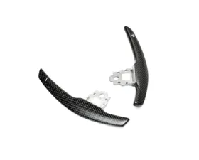 Auto Tecknic Competition Shift Paddles Satin Carbon with White Indicator for BMW F85 X5M F86 X6M 2015-2018