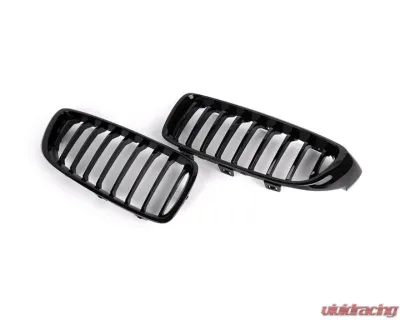 Auto Tecknic Gloss Black Front Grille Set for BMW F32 F36 4-Series 2014-2020 - ATK-BM-0175-GB