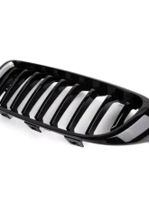Auto Tecknic Gloss Black Front Grille Set for BMW F32 F36 4-Series 2014-2020                                     - ATK-BM-0175-GB - Image 4