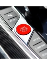 Auto Tecknic Red Start Stop Button Satin Red for BMW G20 G21 3-Series 2019-2025                                     - ATK-BM-0225-SR - Image 7