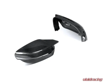 Auto Tecknic Dry Carbon Fiber Mirror Covers RHD for BMW G80 M3 2020-2025 - ATK-BM-0258-DCG-RHD