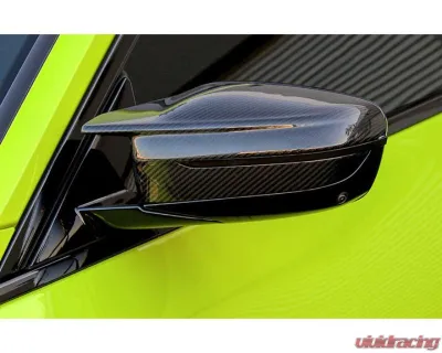 Auto Tecknic Dry Carbon Fiber Mirror Covers RHD for BMW G80 M3 2020-2025 - ATK-BM-0258-DCG-RHD