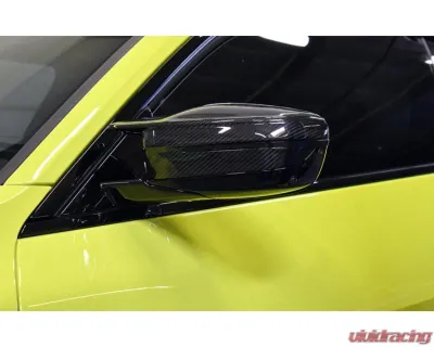 Auto Tecknic Dry Carbon Fiber Mirror Covers RHD for BMW G80 M3 2020-2025 - ATK-BM-0258-DCG-RHD