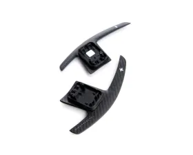 Auto Tecknic Dry Carbon Battle Version Shift Paddles White for BMW F90 M5 2017-2023