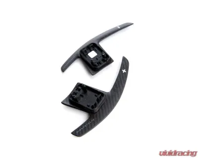 Auto Tecknic Dry Carbon Battle Version Shift Paddles White for BMW F90 M5 2017-2023 - ATK-BM-0264-DCG-W