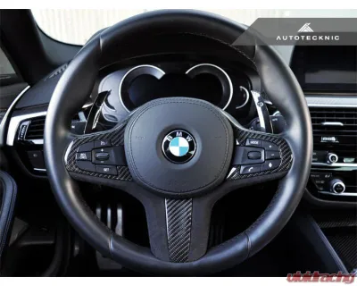 Auto Tecknic Competition Shift Paddles Glazing Black for BMW F90 M5 G30 5-Series G32 6-Series GT 2017-2023 - ATK-BM-0264-GB