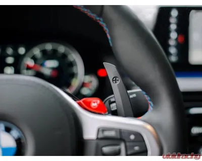 Auto Tecknic Competition Shift Paddles Glazing Black for BMW F90 M5 G30 5-Series G32 6-Series GT 2017-2023 - ATK-BM-0264-GB