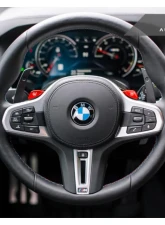 Auto Tecknic Competition Shift Paddles Glazing Black for BMW F90 M5 G30 5-Series G32 6-Series GT 2017-2023                                     - ATK-BM-0264-GB - Image 5