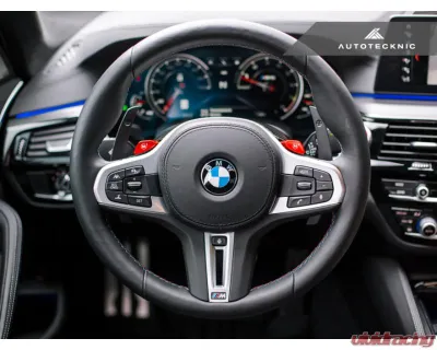 Auto Tecknic Competition Shift Paddles Glazing Black for BMW F90 M5 G30 5-Series G32 6-Series GT 2017-2023 - ATK-BM-0264-GB