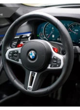 Auto Tecknic Competition Shift Paddles Glazing Black for BMW F90 M5 G30 5-Series G32 6-Series GT 2017-2023                                     - ATK-BM-0264-GB - Image 6