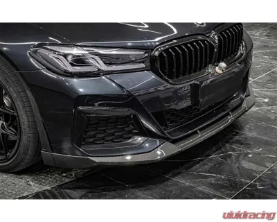 Auto Tecknic Dry Carbon Front Aero Lip for BMW G30 5-Series M-Sport LCI 2016-2023 - ATK-BM-0320