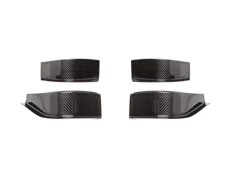 AutoTecknic Dry Carbon GT4 Canard Set BMW G80 M3 2020-2025 - ATK-BM-0324
