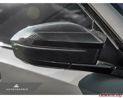 Auto Tecknic M-Inspired Dry Carbon Mirror Cap Set RHD for BMW G45 X3 2003-2025 - ATK-BM-0326-G45-RHD