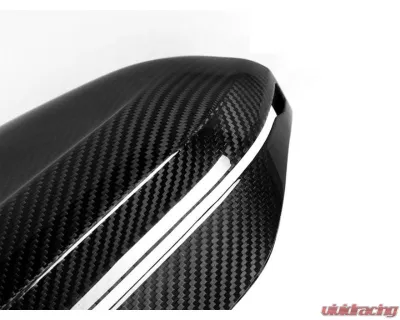 Auto Tecknic M-Inspired Dry Carbon Mirror Cap Set RHD for BMW G60 5-Series G70 7-Series 2023-2025 - ATK-BM-0326-G60-RHD