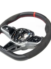 AutoTecknic Alcantara Steering Wheel BMW G60 5-Series 2023-2025                                     - ATK-BM-0329 - Image 13