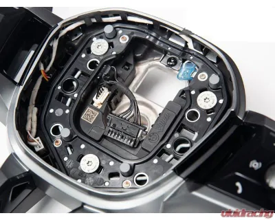 AutoTecknic Alcantara Steering Wheel BMW G60 5-Series 2023-2025 - ATK-BM-0329