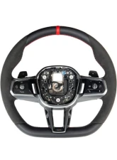 AutoTecknic Alcantara Steering Wheel BMW G60 5-Series 2023-2025                                     - ATK-BM-0329 - Image 3