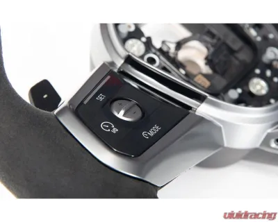 AutoTecknic Alcantara Steering Wheel BMW G60 5-Series 2023-2025 - ATK-BM-0329