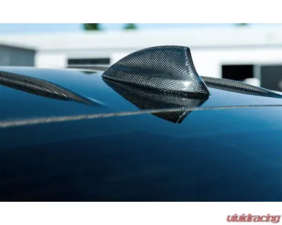 Auto Tecknic Dry Carbon Roof Antenna Cover 3K Twill Weave for BMW G80 M3 2020-2025 - ATK-BM-0334-T