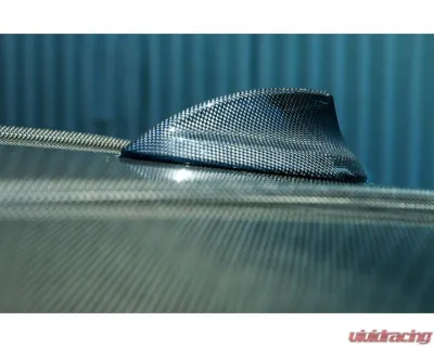 Auto Tecknic Dry Carbon Roof Antenna Cover 3K Twill Weave for BMW G80 M3 2020-2025 - ATK-BM-0334-T