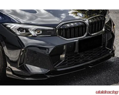 Auto Tecknic Dry Carbon Front Splitter Set for BMW G20 3-Series M-Sport 2019-2025 - ATK-BM-0343